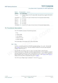 TFF11092HN/N1 Datasheet Page 5
