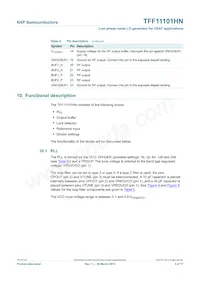 TFF11101HN/N1X Datasheet Page 5