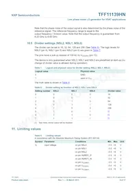 TFF11139HN/N1X Datasheet Page 8