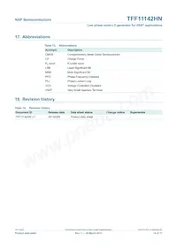 TFF11142HN/N1X Datasheet Pagina 14