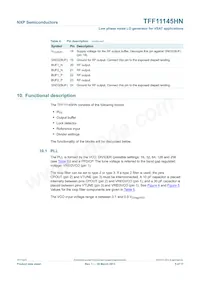 TFF11145HN/N1 Datasheet Page 5