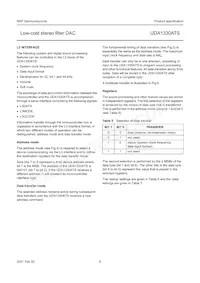 UDA1330ATS/N2 Datasheet Pagina 8