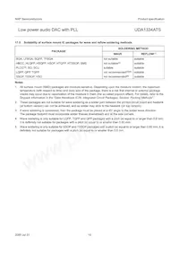 UDA1334ATS/N2 Datasheet Pagina 19