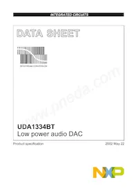 UDA1334BT/N2數據表 封面