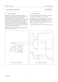 UDA1334BT/N2 Datasheet Page 8
