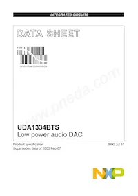UDA1334BTS/N2 Datenblatt Cover
