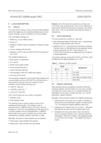 UDA1352TS/N3 Datenblatt Seite 12