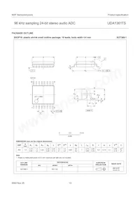 UDA1361TS/N1 Datenblatt Seite 13