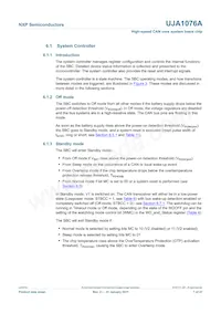 UJA1076ATW/5V0/WD數據表 頁面 7