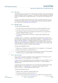 UJA1078ATW/5V0/WD Datasheet Page 9