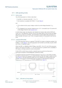 UJA1078ATW/5V0/WD Datasheet Page 23