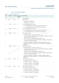 UJA1078TW/3V3/WD:1數據表 頁面 14