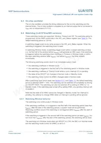 UJA1078TW/3V3/WD:1 Datasheet Page 17