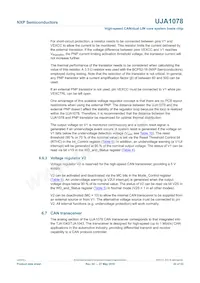 UJA1078TW/3V3/WD:1 Datasheet Pagina 22