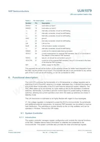 UJA1079TW/3V3/WD Datasheet Page 6