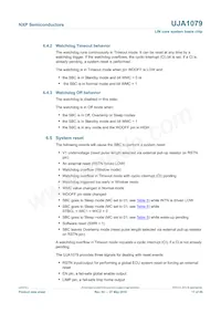 UJA1079TW/3V3/WD數據表 頁面 17