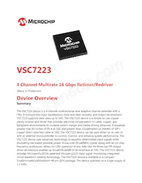 VSC7223EV數據表 封面