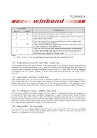 W25M02GVTCIT TR Datasheet Pagina 22