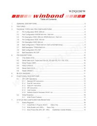 W25Q128FWFIG Datenblatt Seite 2