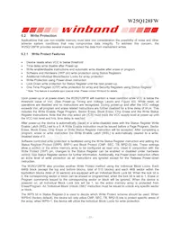 W25Q128FWFIG Datasheet Page 16