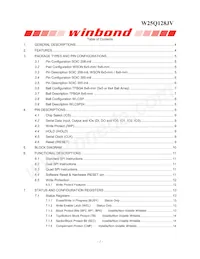 W25Q128JVCIQ Datasheet Page 2