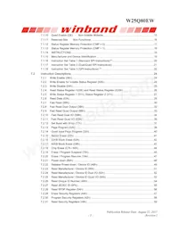W25Q80EWUXIE TR Datasheet Page 3