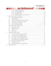 W25Q80EWUXIE TR Datasheet Page 4