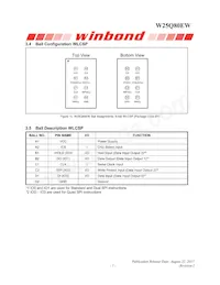 W25Q80EWUXIE TR Datasheet Page 7