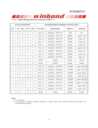 W25Q80EWUXIE TR Datasheet Page 18
