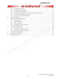 W29N01HVBINF數據表 頁面 3