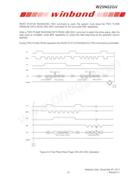 W29N02GVBIAA 데이터 시트 페이지 22