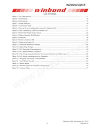 W29N02GZBIBA Datasheet Page 4