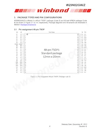 W29N02GZBIBA Datasheet Page 8