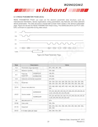 W29N02GZBIBA Datasheet Page 22