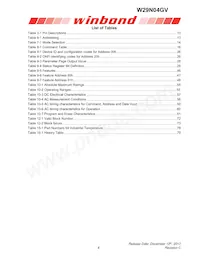 W29N04GVSIAA數據表 頁面 4