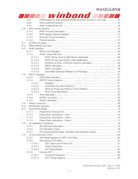 W632GG8NB09I Datasheet Page 2