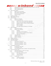 W632GU8NB09I Datasheet Page 2