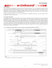 W966D6HBGX7I Datasheet Page 18