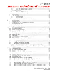 W9712G6KB25I Datasheet Page 2