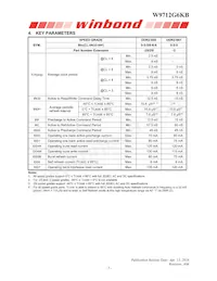 W9712G6KB25I Datasheet Page 5