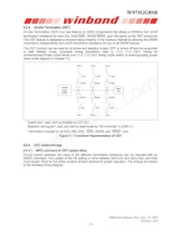 W971GG8SB25I Datasheet Pagina 18