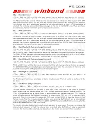 W971GG8SB25I Datasheet Page 21