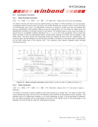 W9725G8KB25I Datasheet Pagina 20