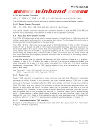 W9725G8KB25I Datasheet Page 23