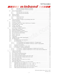 W972GG8KS-25 Datasheet Page 2