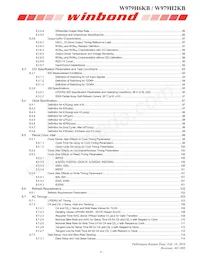 W979H6KBQX2I Datasheet Page 4