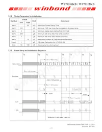 W979H6KBQX2I Datasheet Page 17