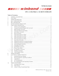 W9812G2KB-6I數據表 封面