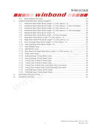 W9812G2KB-6I Datasheet Page 2