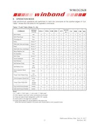 W9812G2KB-6I Datasheet Pagina 13